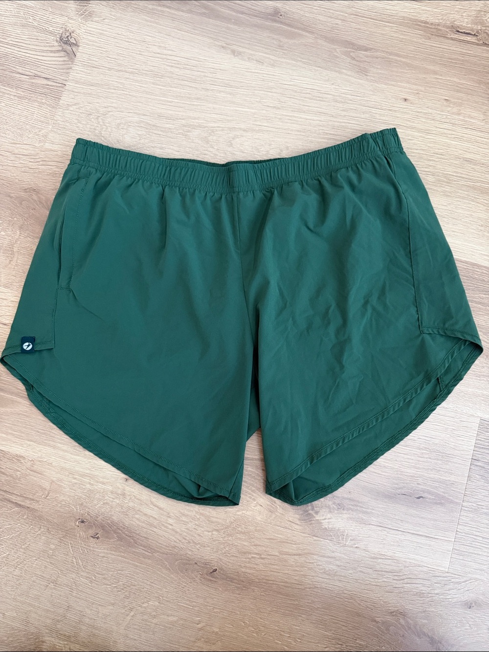 oiselle Forest Green Women's Athletic Shorts